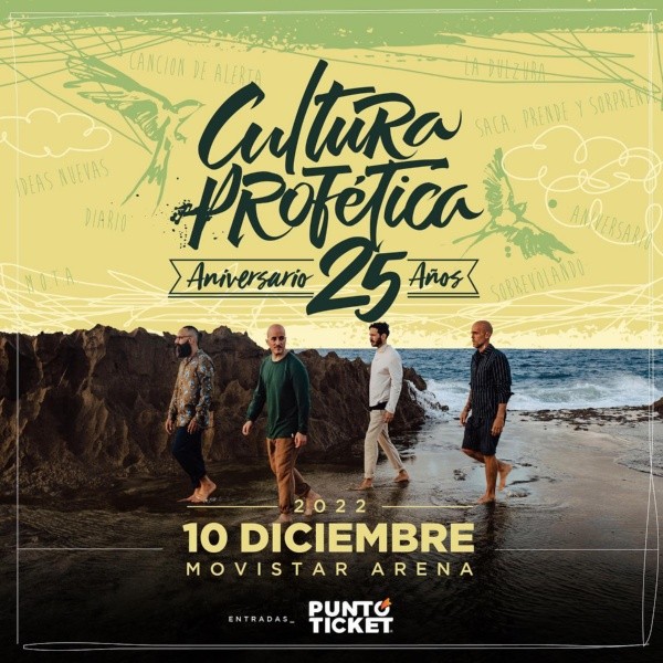 Cultura Profética vuelve con show especial a Chile.(Foto: Instagram)
