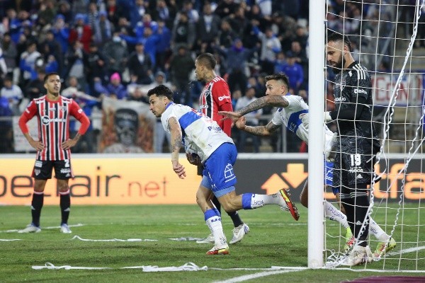 Fernando Zampedri anotó en la ida en San Carlos de Apoquindo. (Foto: Agencia Uno)