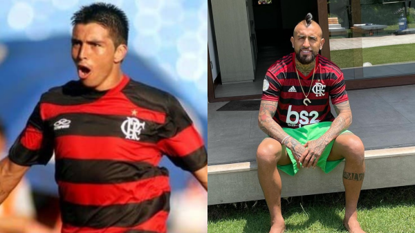 Gonzalo Fierro le dio varios tips a Arturo Vidal para cuando llegue al Flamengo.