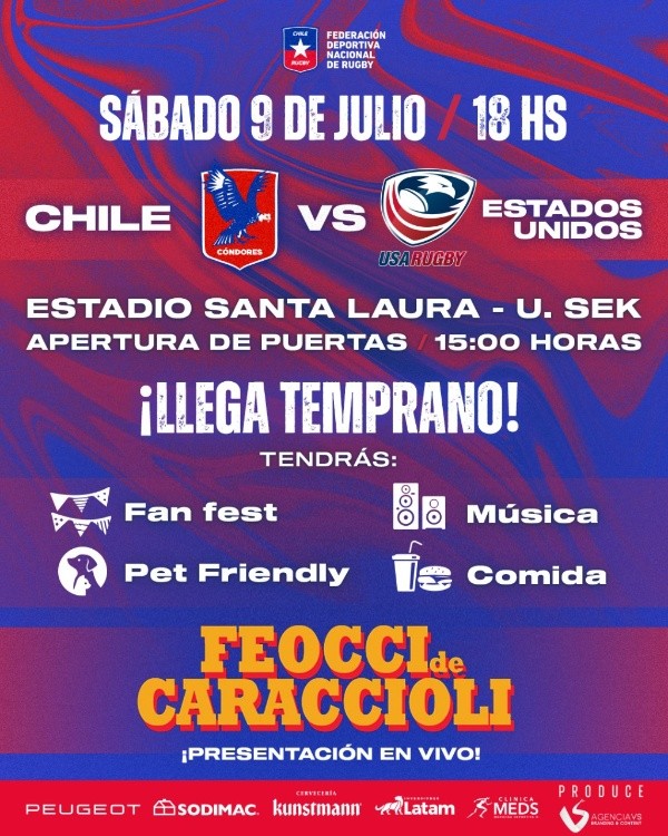 El Rugby chileno se prepara para una fiesta este sábado y enfrenta a Estados Unidos por la ida del repechaje al Mundial.