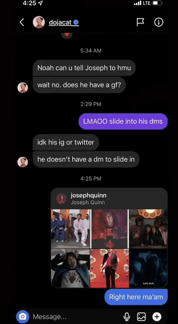 Noah Schnapp/Doja Cat