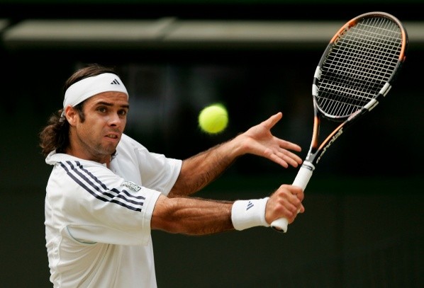 González jugó los cuartos de final de Wimbledon en 2005, donde cayó ante Roger Federer. | Foto: Getty