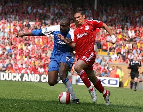 Mark González en su paso por el Liverpool. (Foto: Getty Images)