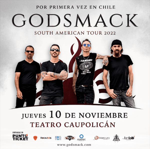 Godsmack asegura su debut en Chile.(Foto: The Fan Lab)