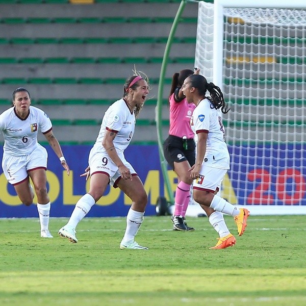 Venezuela pegó primero con golazo de Deyna Castellanos. (Foto: @CopaAmerica)