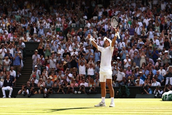 Novak Djokovic volvió a ser campeón en Wimbledon y ya suma 21 Grand Slam. Foto: Getty Images