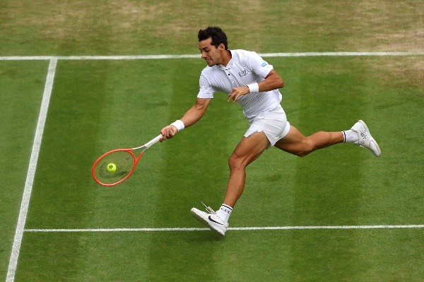 Garin se enfoca en sus próximos desafíos tras una gran actuación en Wimbledon. | Foto: Getty