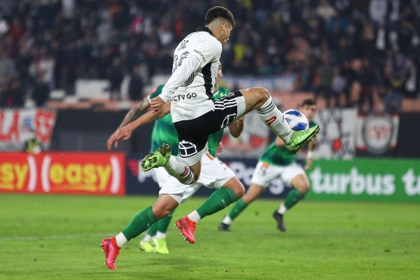 Alexander Oroz en el duelo de Colo Colo ante Deportes Temuco por la tercera ronda de la Copa Chile.