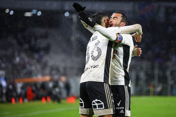 Gabriel Suazo y Pablo Solari demostraron una gran amistad en Colo Colo. (Foto: Agencia Uno)