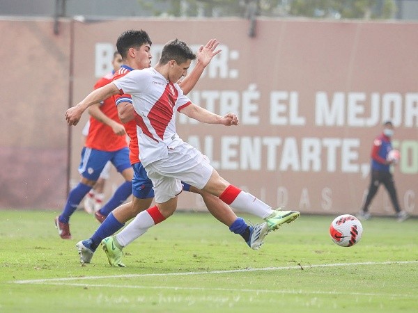 Perú se impuso ante Chile por 2-1 en el segundo amistoso de la sub 20. Foto: Comunicaciones FPF