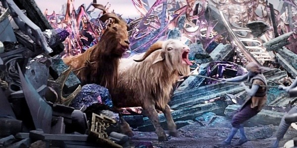 Este es el absurdo origen de los gritos de las cabras en Thor 4.(Foto: Marvel)