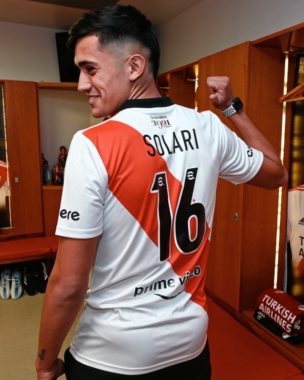 Solari fue oficializado en River Plate