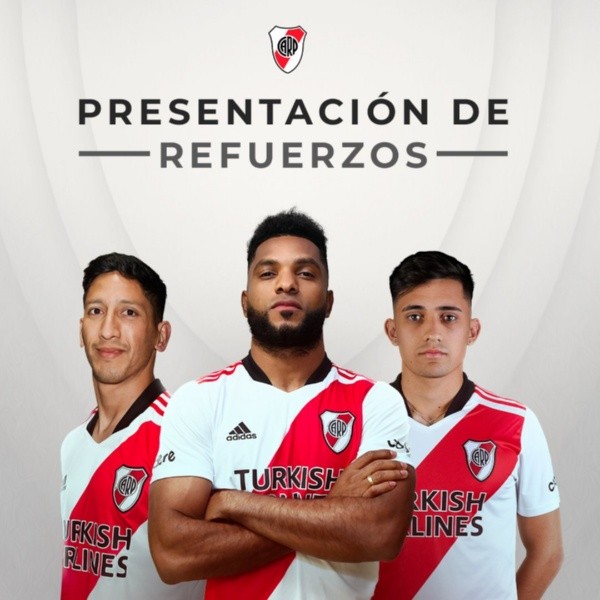 Los refuerzos de River tuvieron presentación en conferencia y Marcelo Gallardo tuvo elogios para el Pibe Solari.