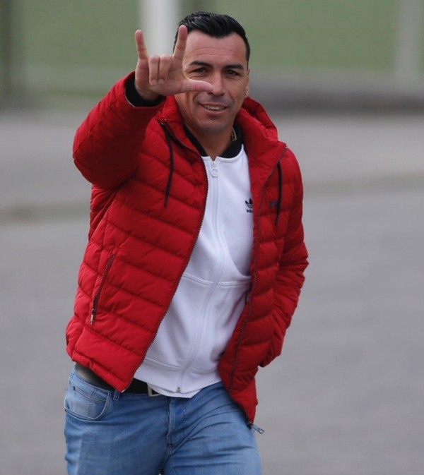 Paredes estuvo de paseo en el Monumental hace algunos días (Foto: Colo Colo)