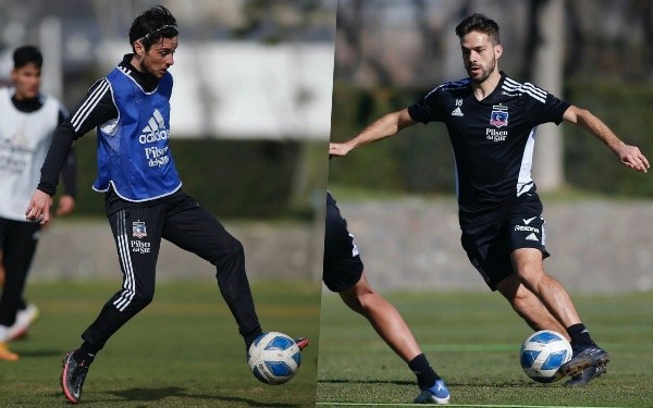 Rojas y Bouzat ya se acomodan al grupo en Colo Colo. | Foto: Colo Colo