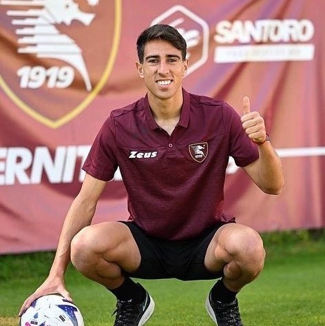 Diego Valencia, refuerzo del Salernitana en la Seria A de Italia.