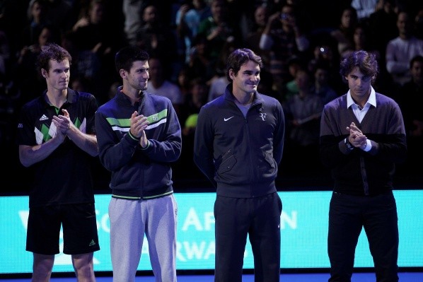 Andy Murray, Novak Djokovic, Roger Federer y Rafael Nadal, el &quot;Big Four&quot;, serán equipo en la Laver Cup. | Foto: Getty