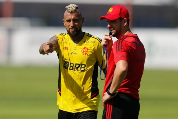 Arturo Vidal ha tenido muy buenos entrenamientos en Flamengo.