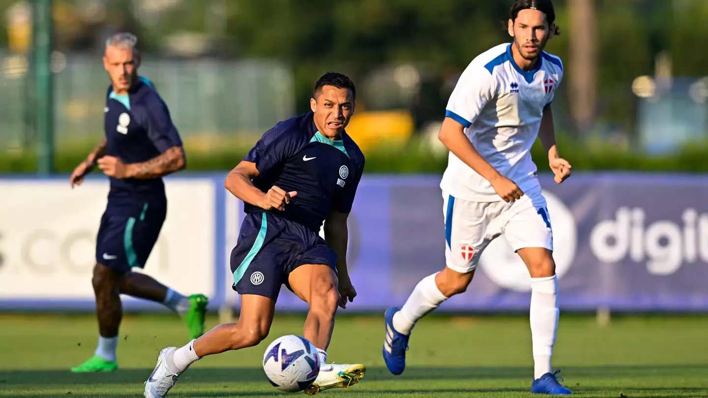 Alexis suma minutos solo en los entrenamientos del Inter.