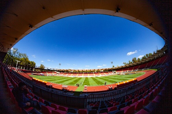 El estadio Fiscal de Talca albergará el Superclásico 192 del fútbol chileno. Foto: Agencia Uno.