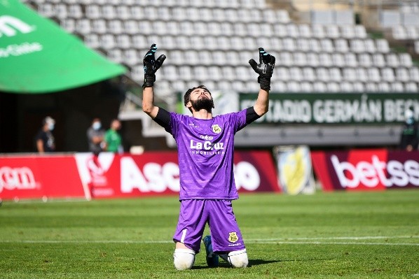 Paulo Garcés jugó en San Luis de Quillota antes de pasar a Deportes Valdivia. Foto: Agencia Uno.