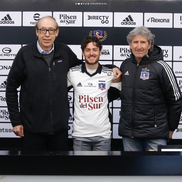 Marco Rojas ya viste los colores de Colo Colo. Foto: Comunicaciones Colo Colo