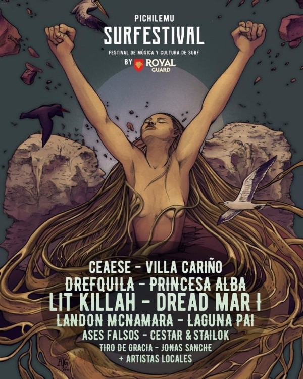 Pichilemu Surfestival ya tiene su parrilla diaria.(Foto: Lotus)