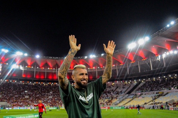 Vidal se estrenará en el Maracaná en Copa de Brasil (Foto: Flamengo)