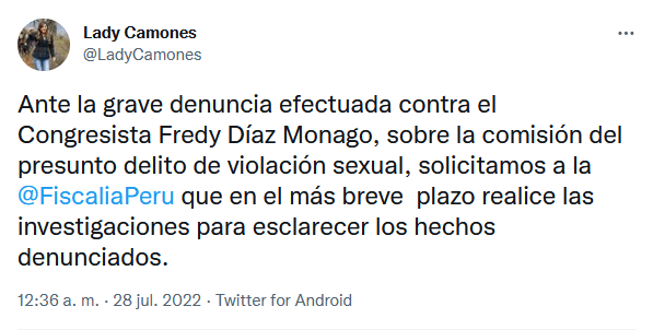 Twitter: Lady Camones