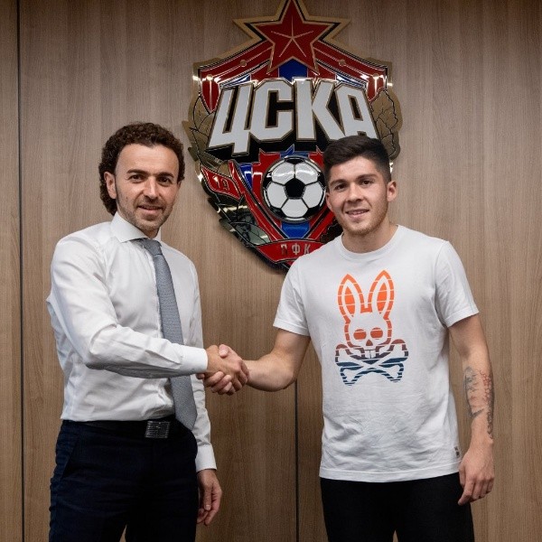 Víctor Felipe Méndez ya es jugador del CSKA Moscú y jugará en el fútbol ruso.