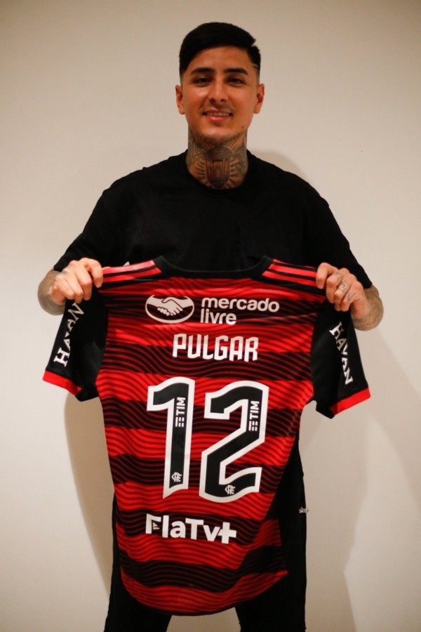 Pulgar ya tiene número: ocupará el dorsal 12 del Flamengo.