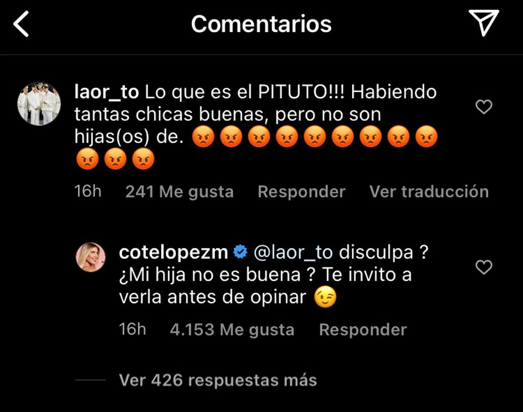 El mensaje mala leche.