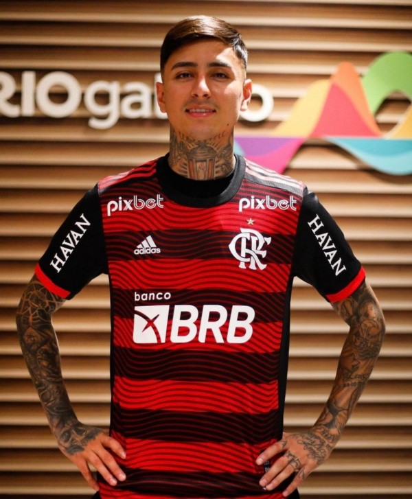 Erick Pulgar espera su pronto debut con el Mengao. (Foto: Flamengo)