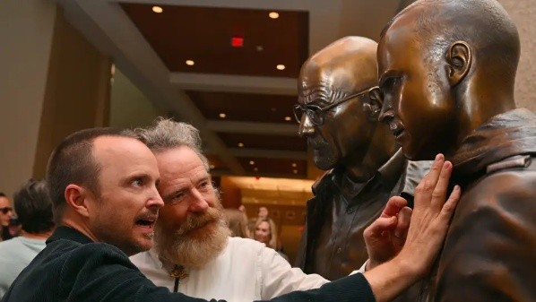 Albuquerque estrena sus estatuas de Breaking Bad.(Foto:Getty)