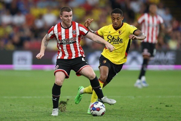 Joao Pedro anotó el gol del triunfo del Watford de Francisco Sierralta ante el Sheffield United. Foto: Getty Images