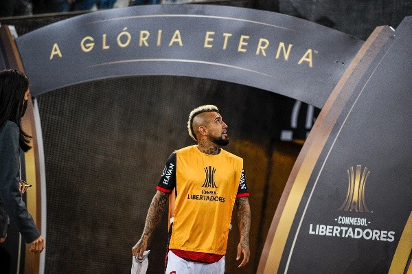 Vidal volvió a Copa Libertadores tras más de 15 años. | Foto: Marcelo Cortes / Flamengo