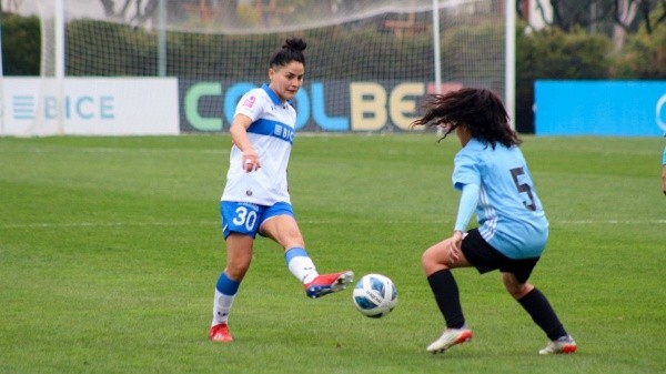 Yazmín Torrealba anotó el segundo gol de la UC vs O’Higgins. (Cruzadas)