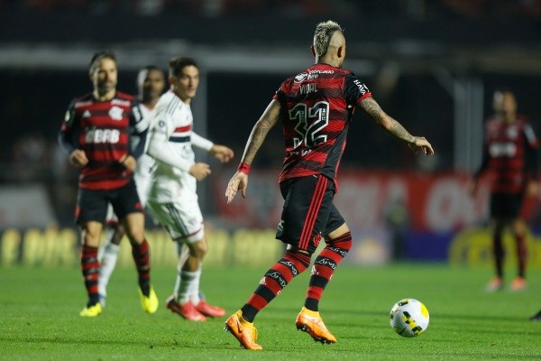 Vidal espera seguir avanzando en Copa Libertadores (Foto: Flamengo)
