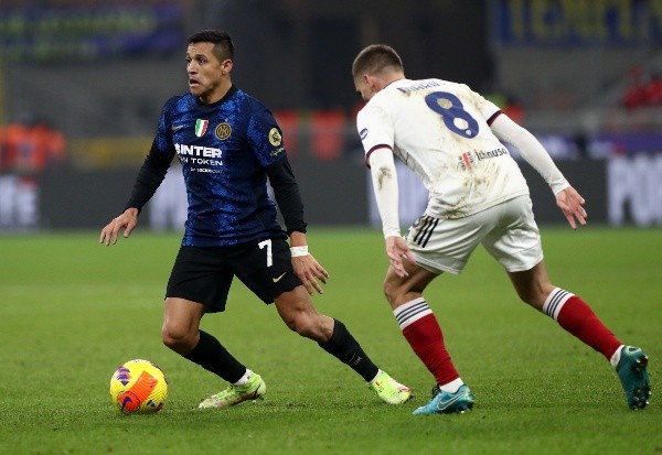 Alexis jugó 109 encuentros en el Inter (Getty)