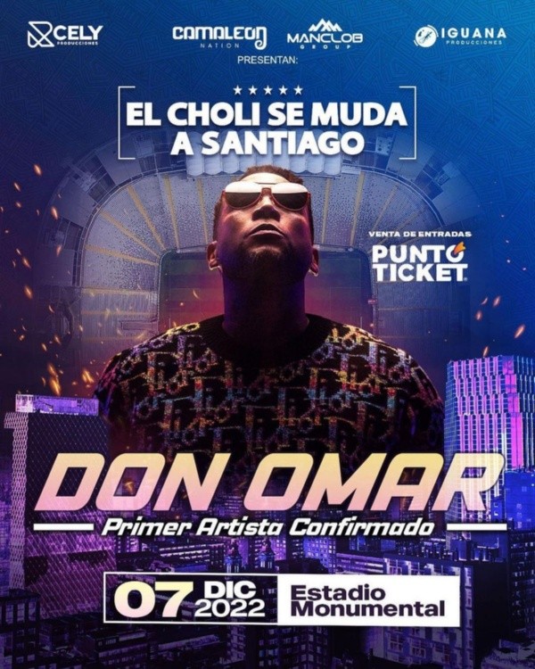 Revisa los detalles de Don Omar en Chile.(Foto: Instagram)