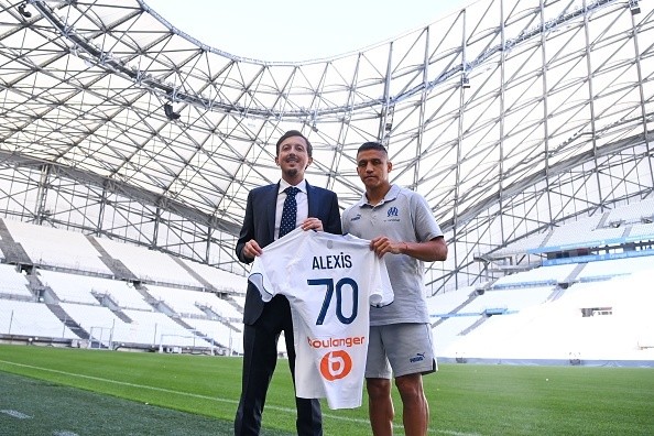 AS70: Alexis Sánchez ya es jugador del Olympique de Marsella.