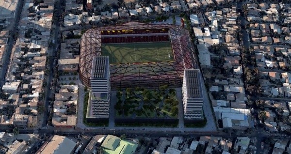 La maqueta 3D del nuevo Santa Laura