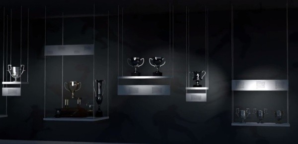 La sala de trofeos que proyecta Santa Laura