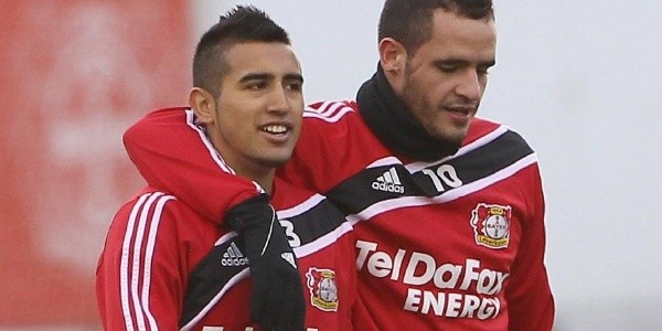 Vidal y Renato son amigos desde el paso de ambos en el Leverkusen (Archivo)