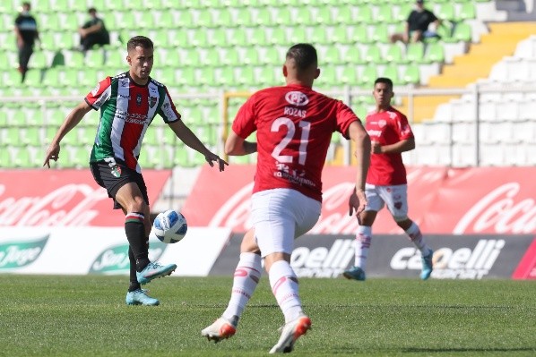Palestino se ubica en el cuarto lugar de la tabla de posiciones con 34 puntos, solo lo superan Curicó (3º con 36), Ñublense (2º con 39) y Colo Colo (1º con 45). | Foto: Agencia Uno