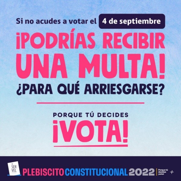 Servel vía Twitter