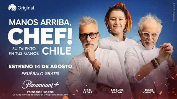 Manos Arriba, Chef! tendrá debut al aire y en streaming.(Foto: Paramount)