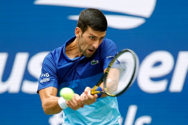 Djokovic llegaría sin acción al US Open tras bajarse de Canadá y Cincinnati. | Foto: Getty