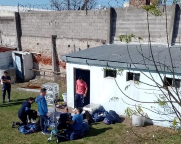 El camarín que recibió a Nacional en Montevideo (Foto: El Observador)