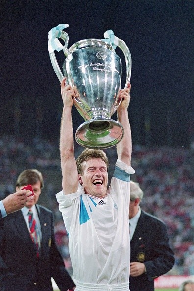 @Getty / Didier Deschamps era el capitán del equipo campeón de la UCL en 1993